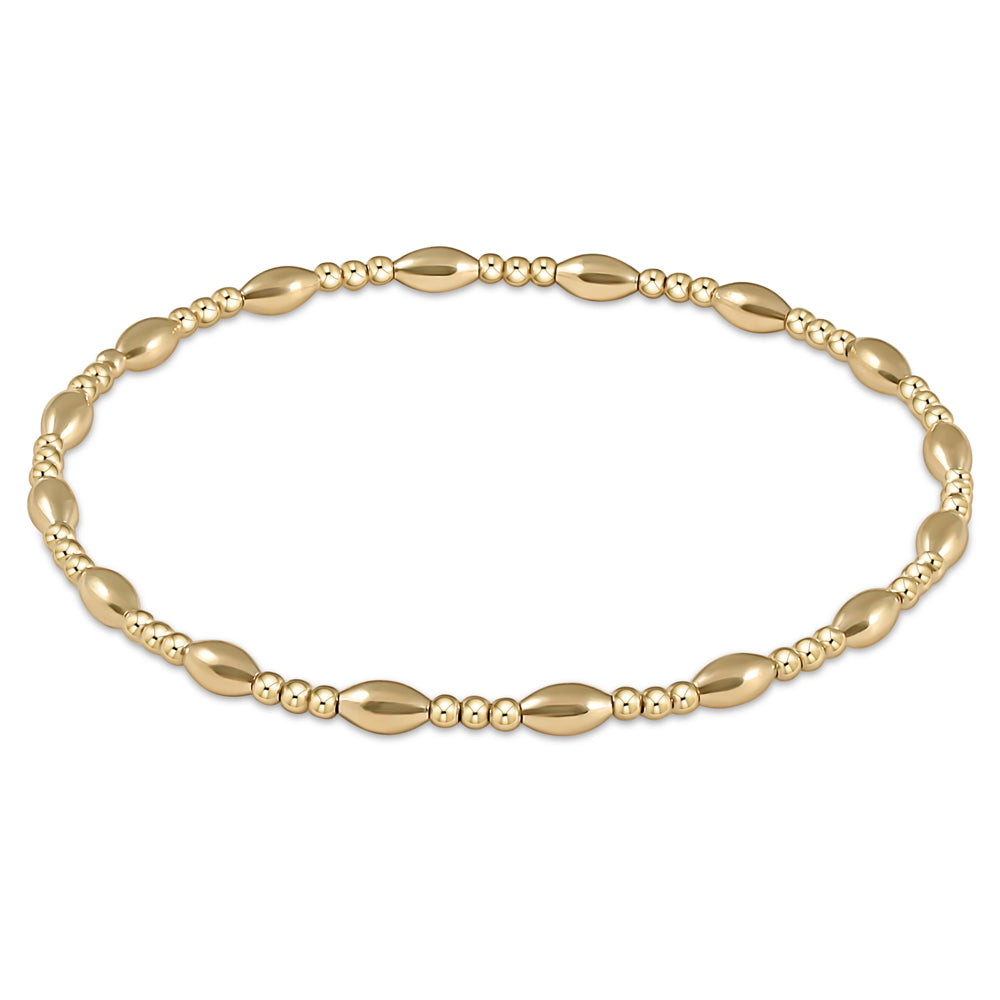 ENewton 2mm Gold Harmony Sincerity Bracelet