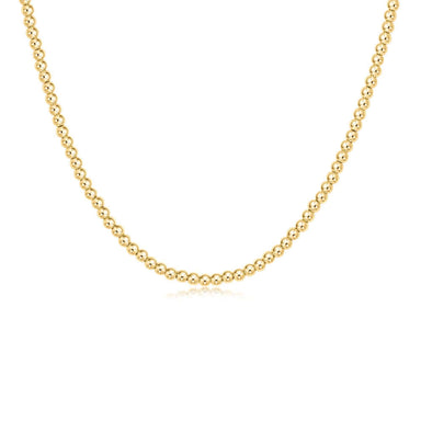 ENewton 15" Choker 3mm Gold Classic Necklace