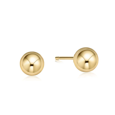 ENewton 8mm Gold Classic Stud Earrings1