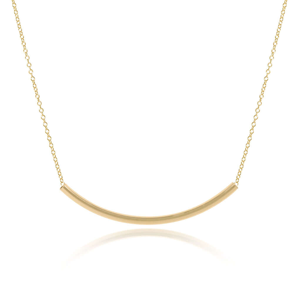 ENewton 16" Gold Bliss Bar Necklace