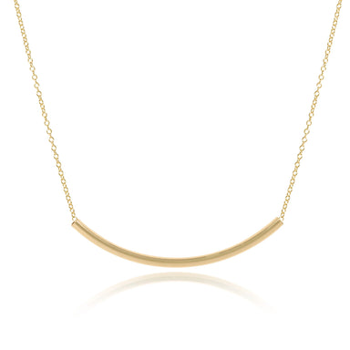 ENewton 16" Gold Bliss Bar Necklace