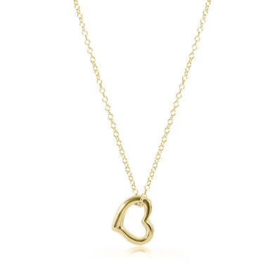 ENewton 16" Gold Love Heart Necklace