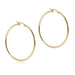 Oval Gold 2" Smooth Hoop