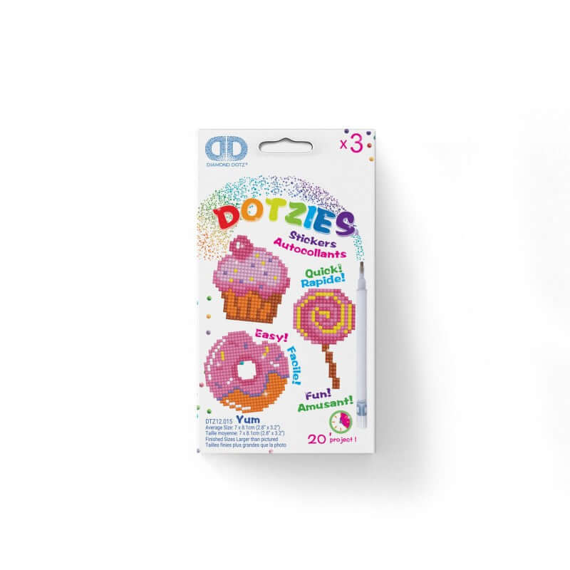 Diamond Dotz Stickers Yum